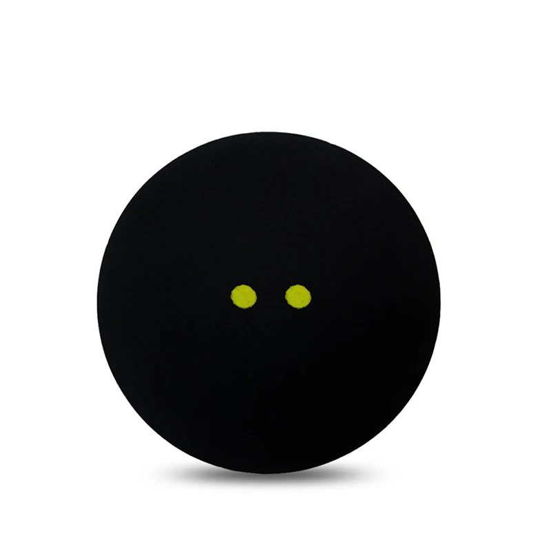 Double Yellow Point Squash Balls Rubber Squash Racquet Balls Speed Training For Double Yellow Dots Ball 2Pcs 1 pcs squash balls