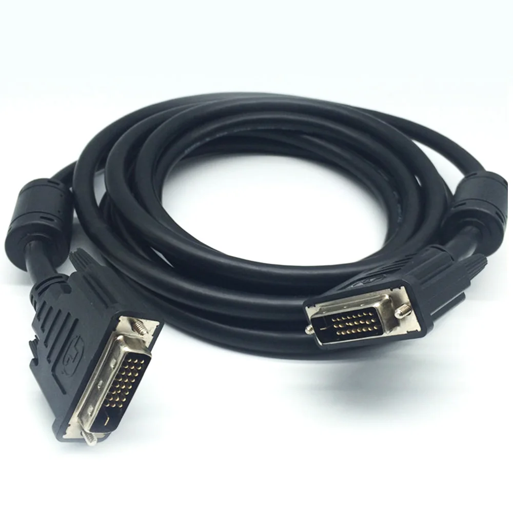

Original DVI cable video cable DVI-D dual channel LCD monitor HD 24+1 DVI digital signal cable