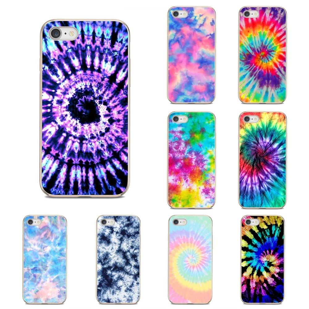 Мягкие прозрачные чехлы для Huawei Y5 Y6 Y9 2018 Mate 10 20 Lite Pro P Smart 2019 P9 Mini Tie Dye с рисунком