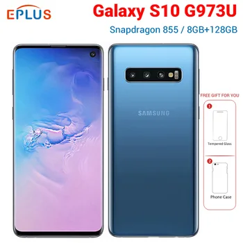 

Brand New AT&T Version Samsung Galaxy S10 G973U 8GB RAM128GB ROM Mobile Phone Snapdragon 855 6." 4 Camera Android 9 NFC 4G phone