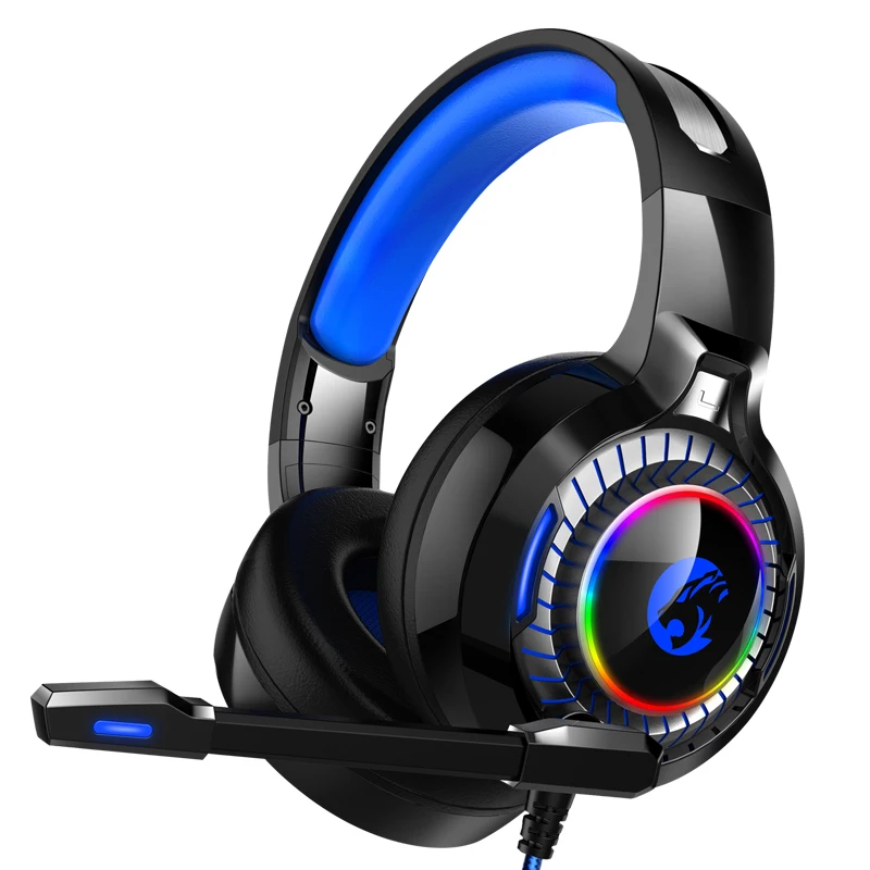 Professional Led RGB Light Gaming Headset Noise Cancelling 7 1 Channel 4D Stereo Wired PS4 Computer Gaming Headphone with Mic