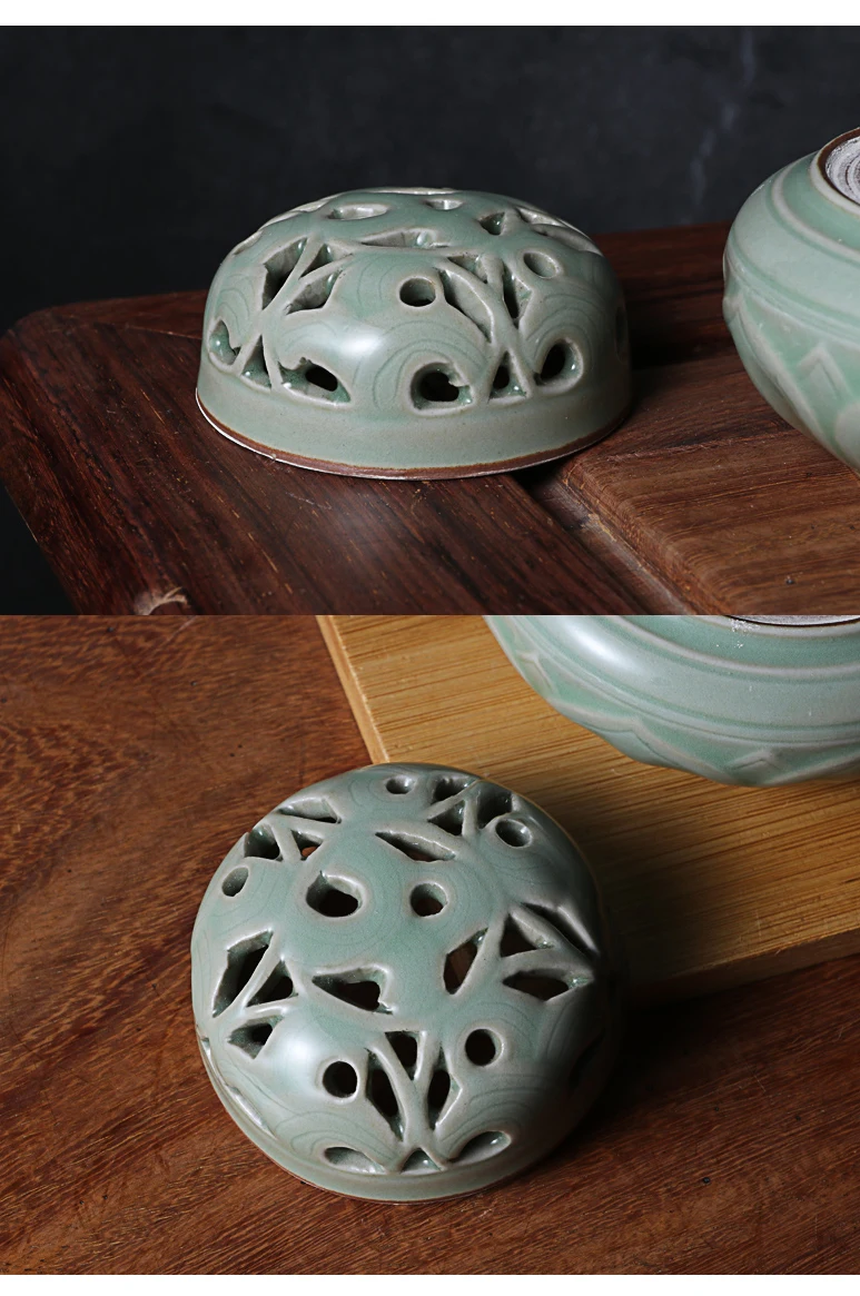 Китайская культура Celadon кадильница для ароматерапии Роскошные чайные наборы для чайного чая зеленый чай Китай Свадебный чайный набор