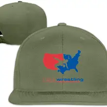 TSDFCMen& Womans Спорт США Борьба дизайн плоская крышка Регулируемая унисекс Мох Зеленый