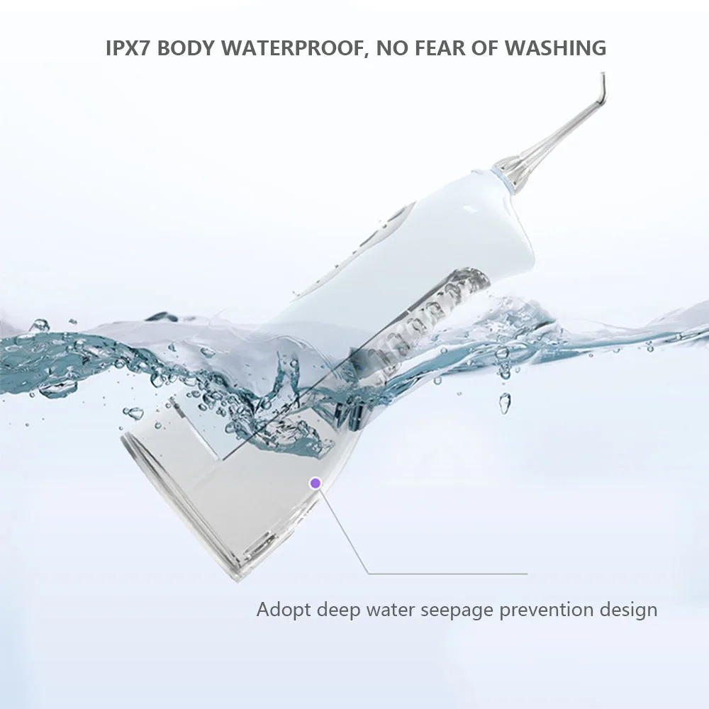  Profesional Oral Irrigator Portable Water Dental Flosser Water Cleaning Tooth Mouthpiece Mouth Dent