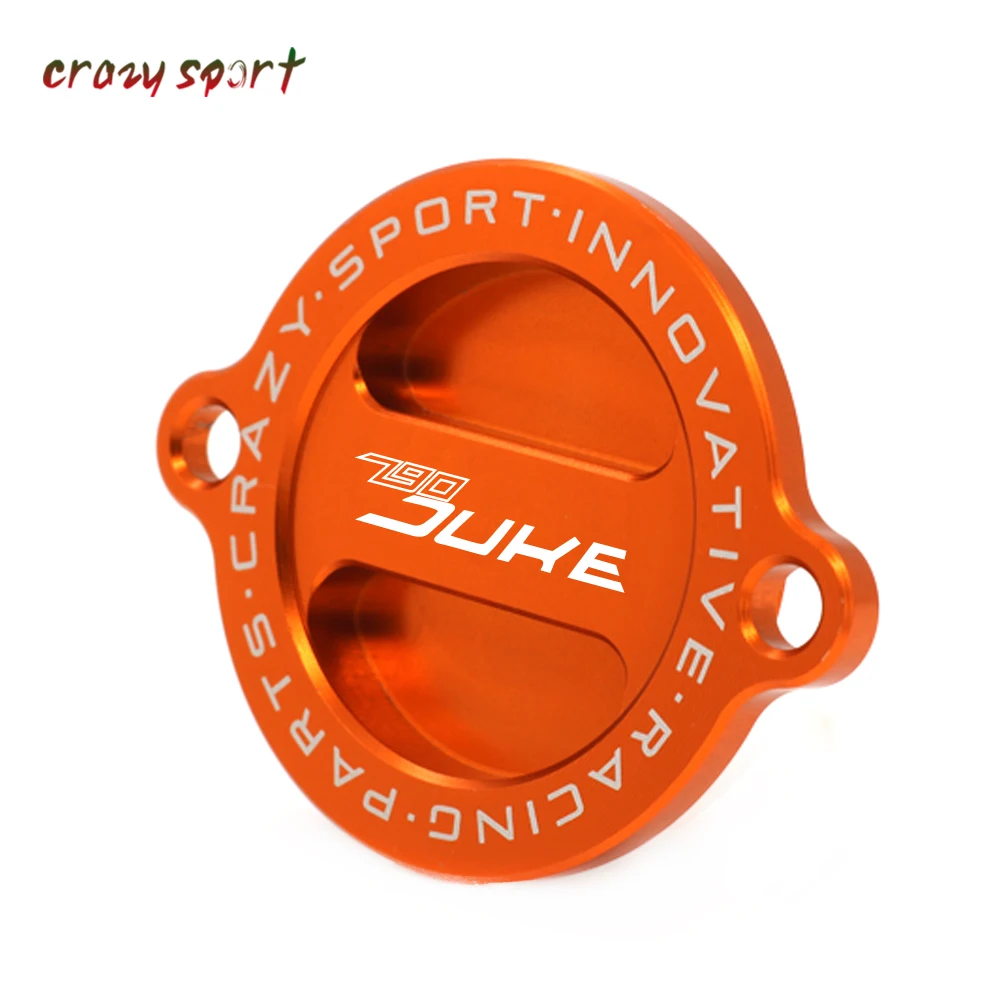 

Engine Oil Filter Cover Cap For KTM 790duke 790 duke 2018 2019 Motorcycle Accessories CNC With Logo