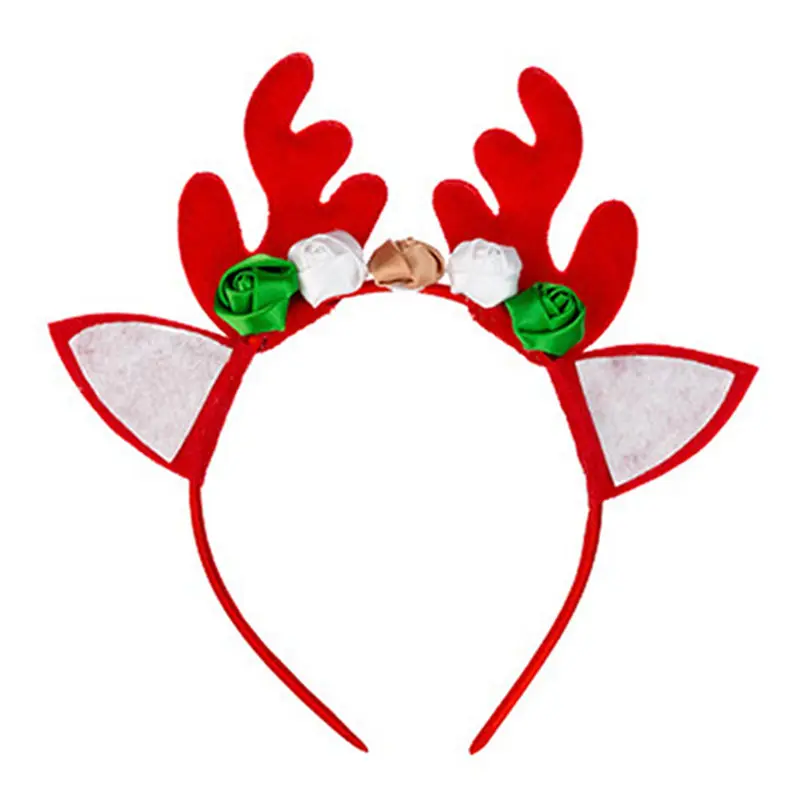 Christmas Headband Единорог платье для маленьких девочек одежда для маленьких принцесс в возрасте 1 года платье для дня рождения Рождественская Одежда для младенцев, платье на крестины, Костюмы - Цвет: Christmas Headband