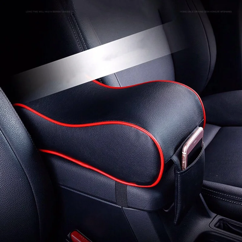 

Leather Car Central Armrest Pad Center Console Styling Armrest Comfortable Arm Rest Seat Protective Pad Mat Cushion Pillow Cover