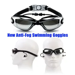 JSJM Professional Adults Swimming Goggles Waterproof Swim Anti Fog HD Adjustable Multicolor Swimming Glasses Eyewear Men Women