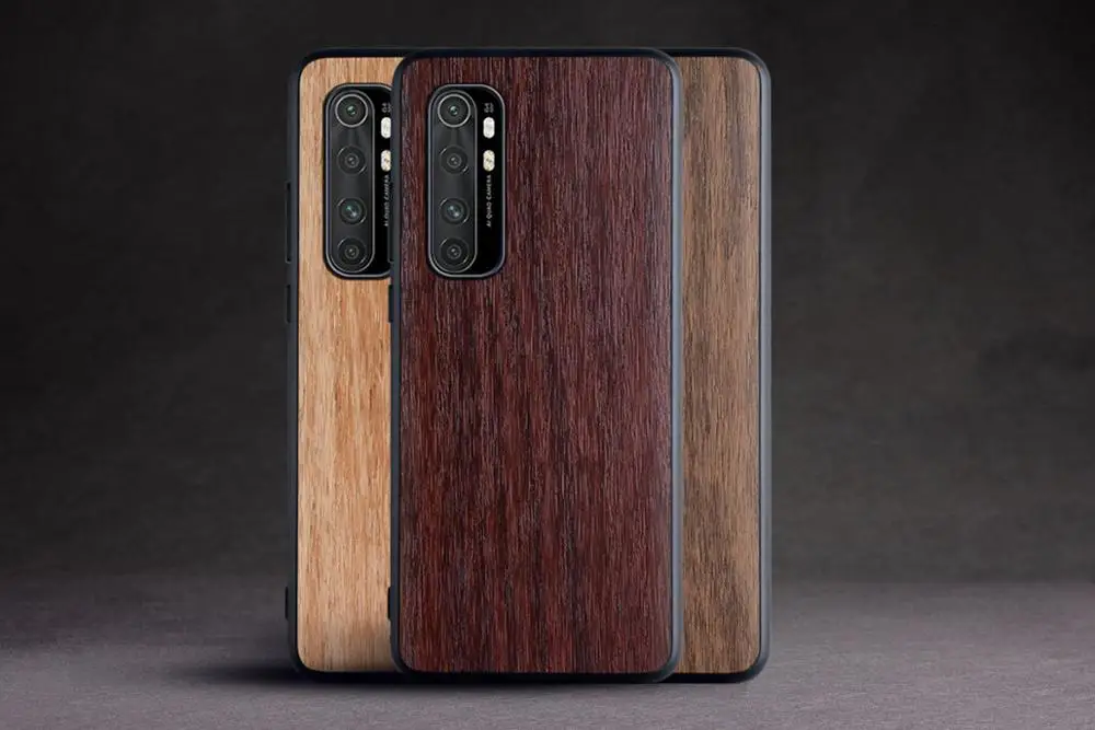Чехол для Xiaomi Mi Note 10 Lite pro мягкий чехол из ТПУ с краями и искусственной текстурой