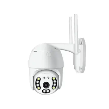 

Outdoor Home PTZ IP Camera Two Way Audio Night Vision WiFi Wireless Camera Dual Antenna & AP Mode Monitor
