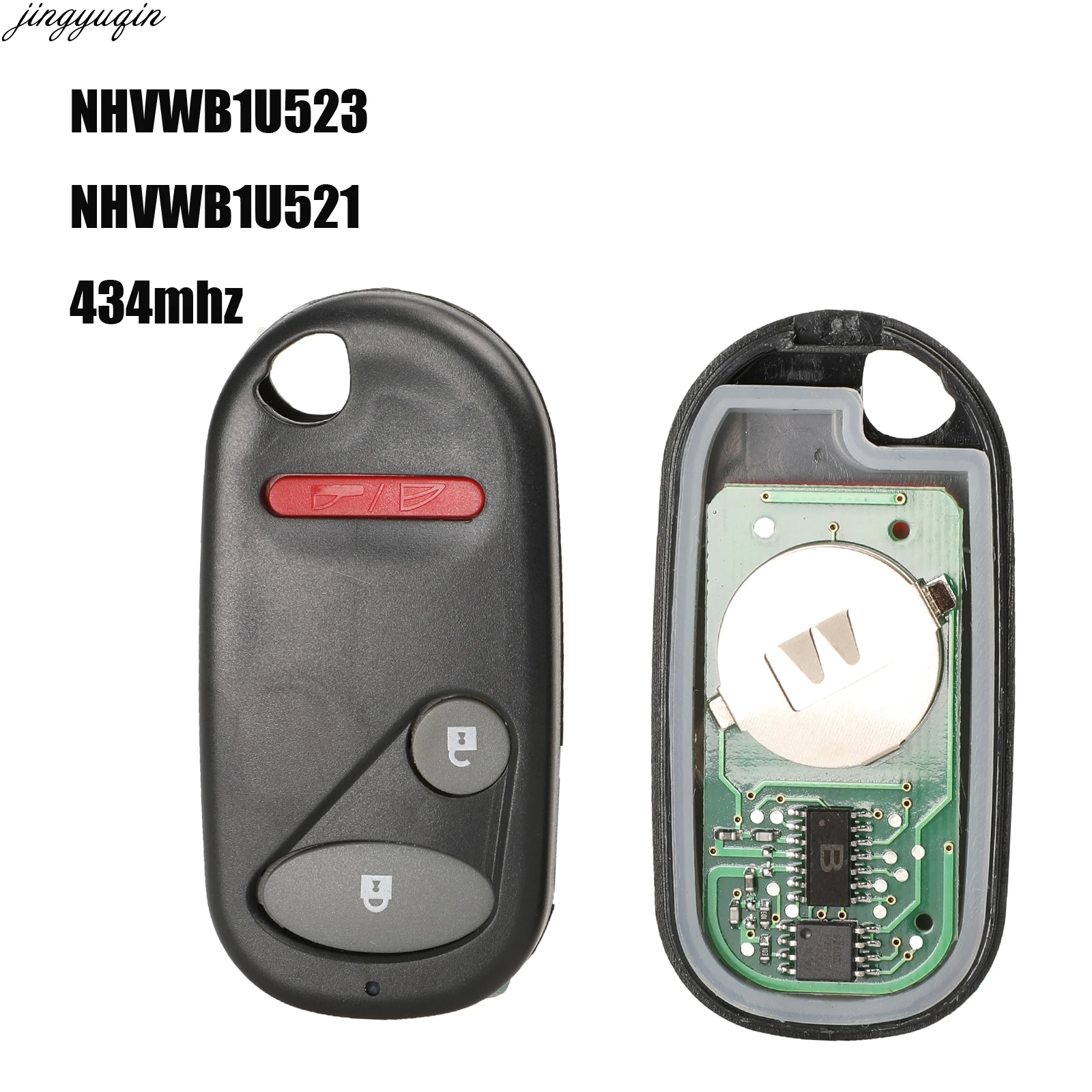 Jingyuqin 2+1/3 Buttons Keyless Entry Remote Car Key Nhvwb1u521
