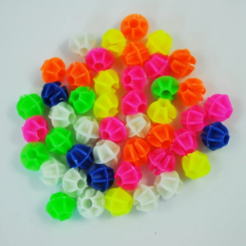

2 Bags Colorful Plastic Clip Spoke Bicycle Beads Dйcor