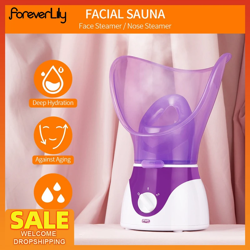 50ML Facial Heating Sprayer Face Nose Steamer Humidifier Skin Moisturizing Pores Cleansing Aromatherapy Sauna Home Beauty Device |