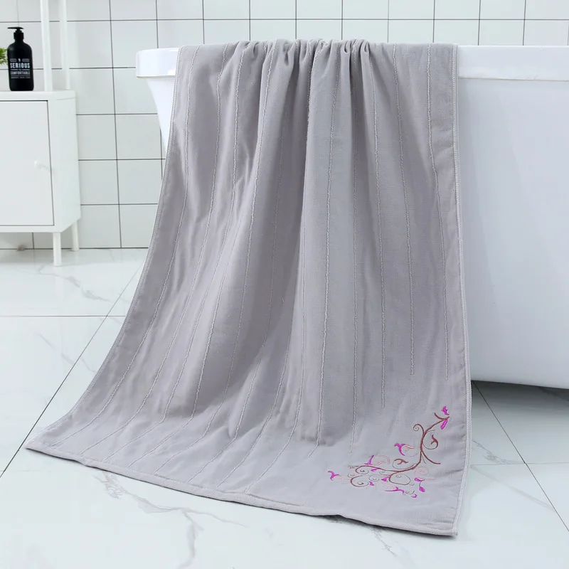 Brief Type Embroidered Baby Bath Towel Newborn Baby Blanket&Swaddling Baby wipes Kids Beach Towels Newborn Baby Gift