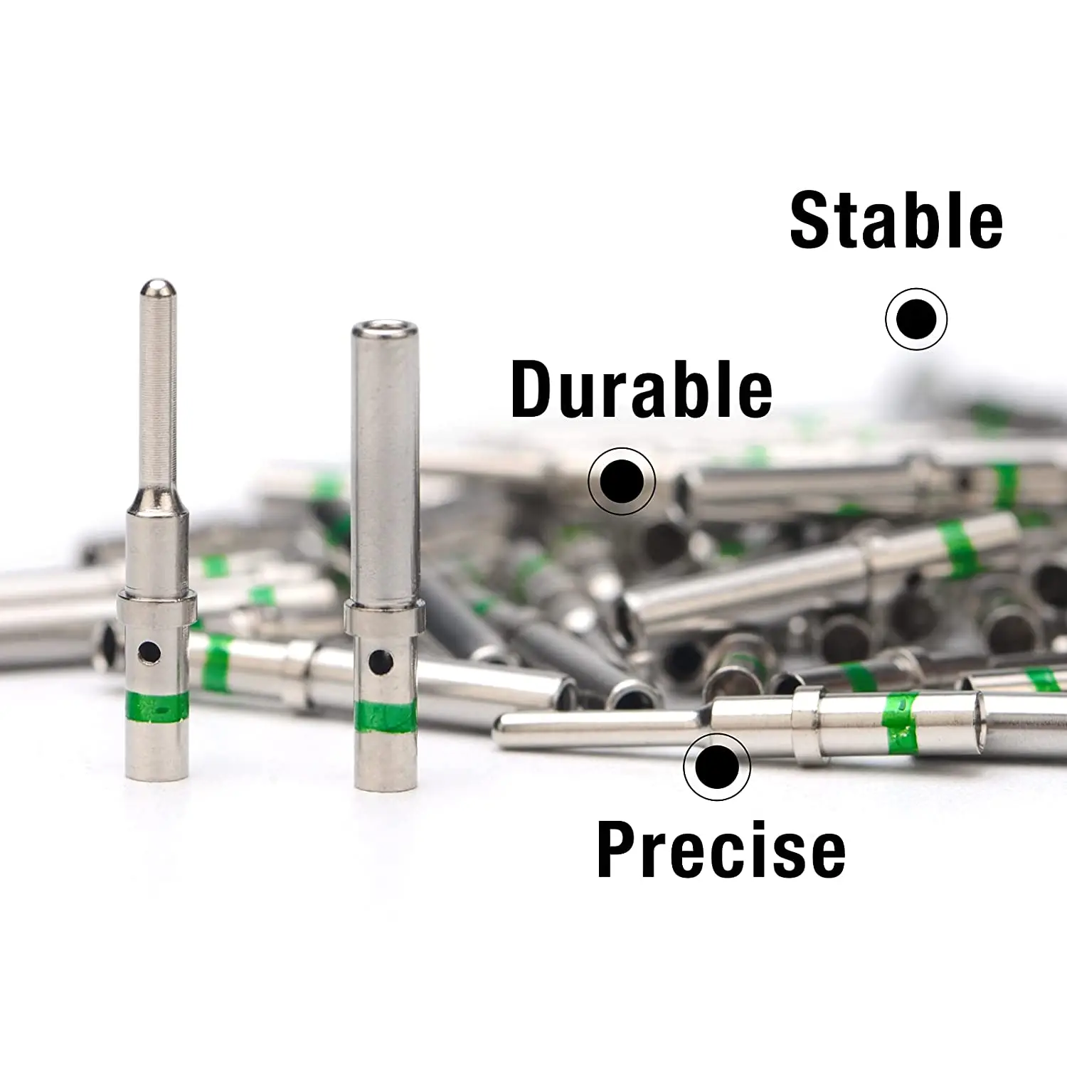 IWISS Terminals Set Solid Contacts for Size 16 DT,HD30,HDP20,DRC,HD10,DRB Series, 30 Pairs Connectors Kit For IWD-16