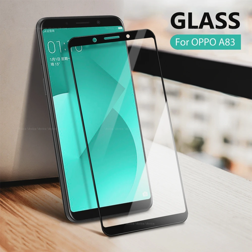 Защитное стекло с полным покрытием для OPPO A83 A11 A11X A9X A7X A5S AX5S A3S закаленное защита