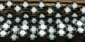 

22pcs 100% orginal new Japan EVQ11G04M Panasonic 6 * 6 * 4.3 touch switch two-pin position round head white button 2 feet