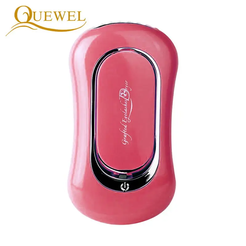 Rose Red Quewel сушилка для наращивания ресниц Мини USB вентилятор портативный ручной кондиционер воздуходувы клей привитые ресницы сушилка макияж Toos - Цвет: Rose Red