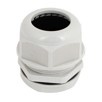 

Light Gray Plastic Waterproof Cable Gland Connector SM M40 X 1.5