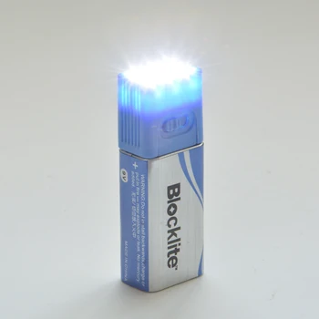 

Blocklite 9 Volt Mini LED Flashlight Torch Camping Lamp Compact Size Ultra Bright outdoor survival Tools
