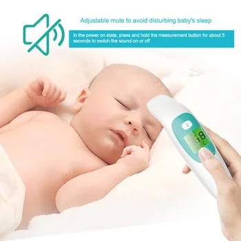 

Digital Infrared Forehead Thermometer LCD IR Thermometer Non-contact IR Infrared Thermometer Temperature Meter with Fever Alarm