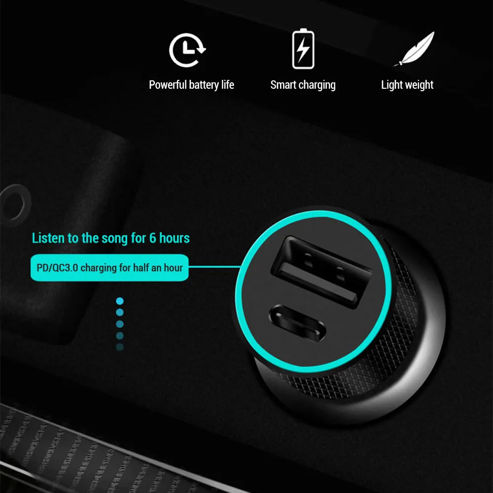 Быстрое Автомобильное зарядное устройство USB адаптер для мобильного телефона 36 Вт автомобильное зарядное устройство для iPhone 11 X XR XS MAX 8 Plus QC3.0 type C PD адаптер для быстрой зарядки