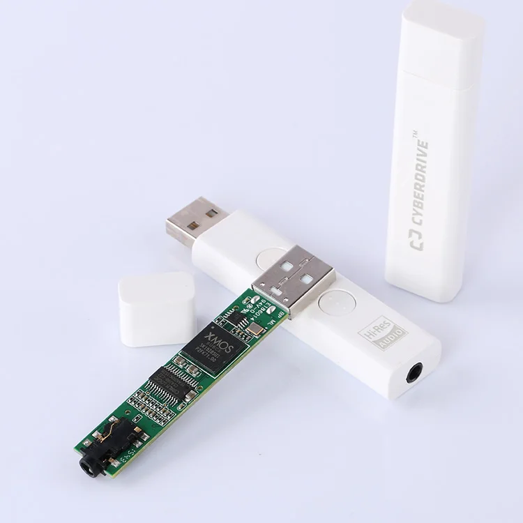 CYBERDRIVE XMOS+CS4398 Portable Audio Decoder USB Sound Card DSD 256 Audio HIFI Decoding Hi-Res 192KHz / 24bit
