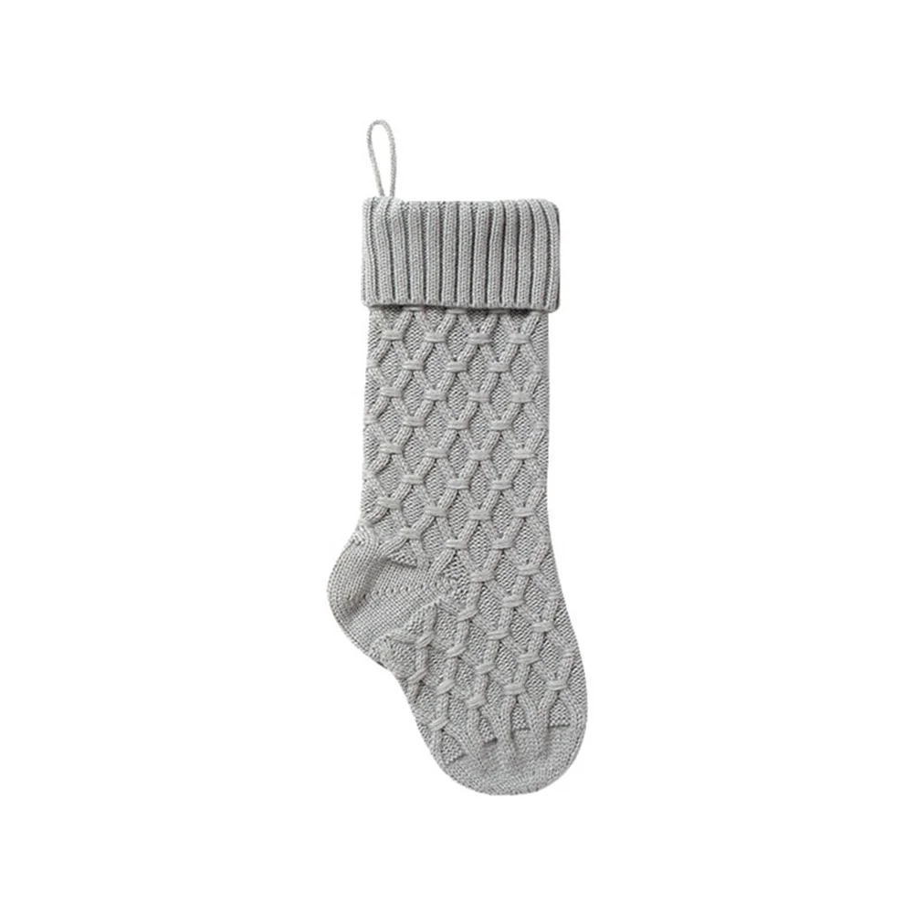 Christmas Stockings Candies Biscuits Gift Packaging Holder Xmas Stockings Christmas Tree Decoration Hanging Ornement