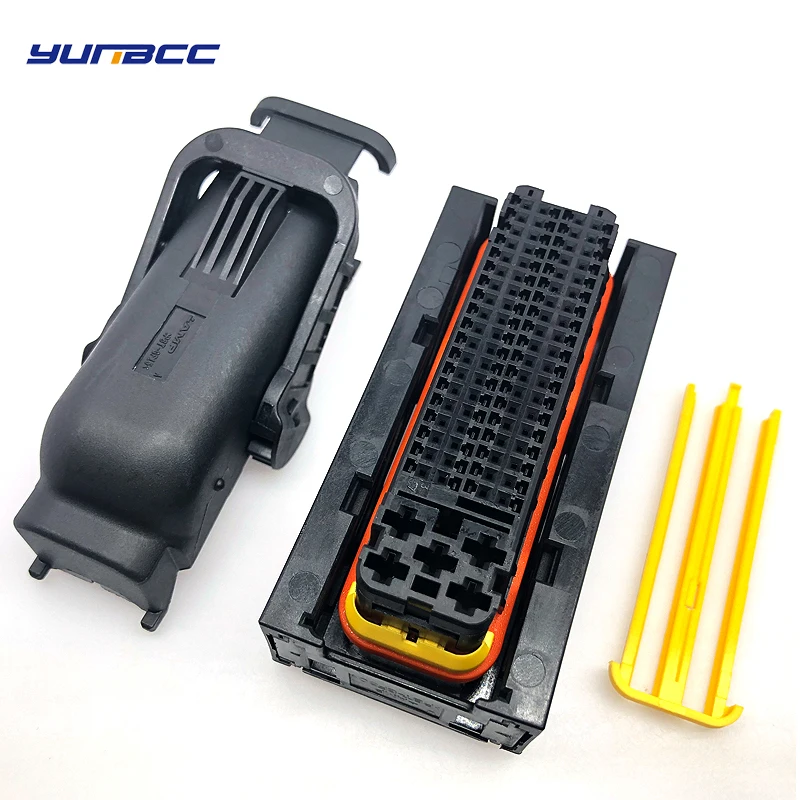 1 компл. TE/AMP/TYCO 81 Pin/Way автомобильный ЭБУ провод зажигания разъем жгута проводов гнездо без клеммного уплотнения 1473244-1 1473247-1