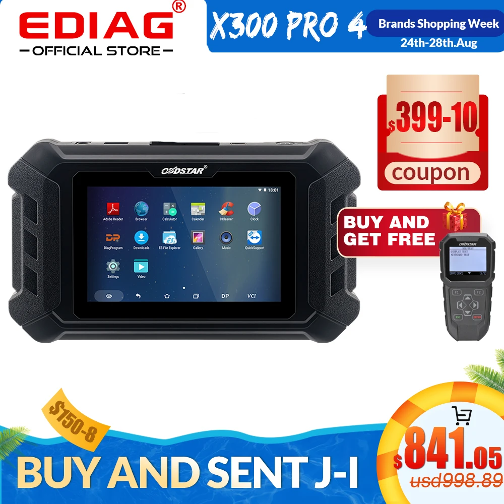 Новое поступление OBDSTAR X300 Pro4 Pro 4 PAD IMMO системный ключ программист|Программаторы с
