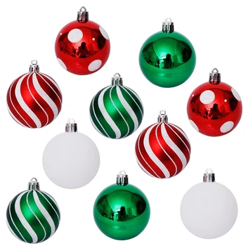 

Beautiful Durable Glossy Reusable Christmas Tree Pendant Christmas Ball Plastic Christmas Decoration A50