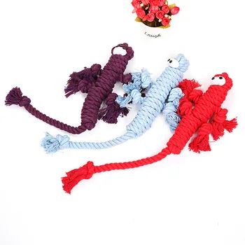 

Dog Toy Animal Modeling Lizard Molar Bite Resistant Pedigree Cotton Rope Pet Supplies