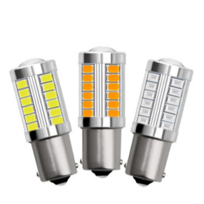 

2pcs 1156 S25 5630 33 LED Car Light Tail Bulb Brake Lights 12V Auto Reverse Lamp Daytime Running Signal Light for Car Repair