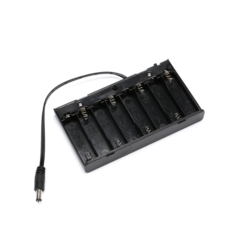 2 AA Battery Case Holder Box Base Socket With Wires,Switch and Cover, Battery Holder (3)