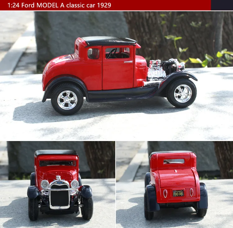 Maisto 1:24 1929 Ford Модель сплав гоночный автомобиль-трансформер модель автомобиля Моделирование Украшение автомобиля коллекция Подарочная игрушка