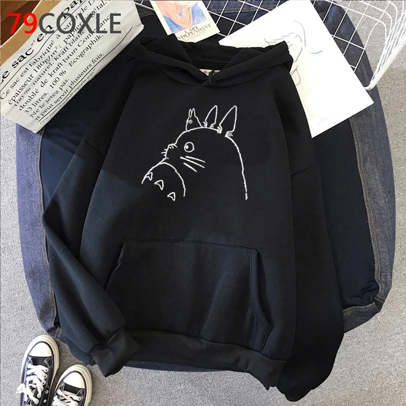 Totoro Studio Ghibli hoodies women streetwear grunge femme hoody sweatshirts hip hop streetwear