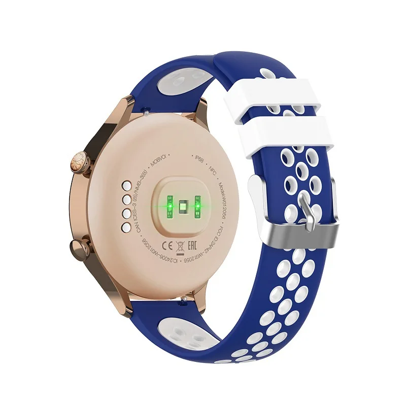 6 Силиконовый ремешок часов Ремешок Для huawei Watch1 Honor S1 Fit B5 сменный Браслет для Fossil Gen 4 Q Venture HR - Цвет: 6