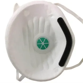 

1 pcs Head-mounted protective mask With breathing valve Dust-proof Anti haze Personal protection White