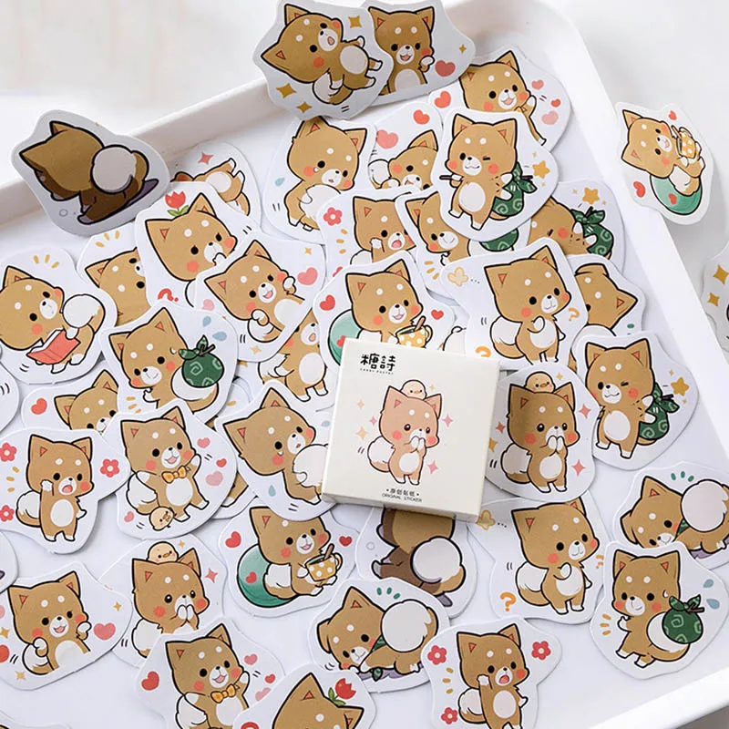 45 шт. Kawaii наклейка с енотом милые канцелярские наклейки s пуля бумага для журнала наклейка для детей DIY украшения Скрапбукинг дневник - Цвет: 5