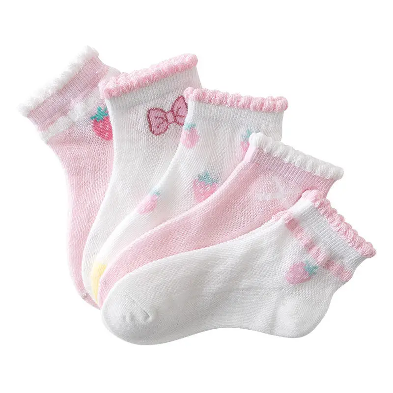 Breathable Mesh-Socks CN Teens Girl Baby Kids 1-12-Years Cartoon Summer Fashion Cute