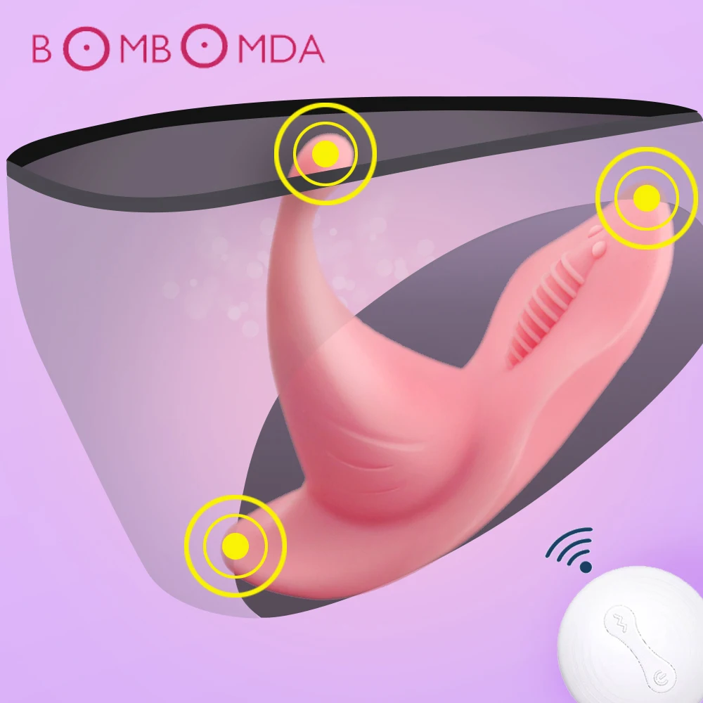 Wearable Tongue Clit Vibrator For Women G spot Stimulator Wireless Remote Control Invisible Panties Vibrating Eggs Adult Sex Toy Wearable Tongue Clit Vibrator For Women G spot Stimulator Wireless Remote Control Invisible Panties Vibrating Eggs Adult Sex Toy