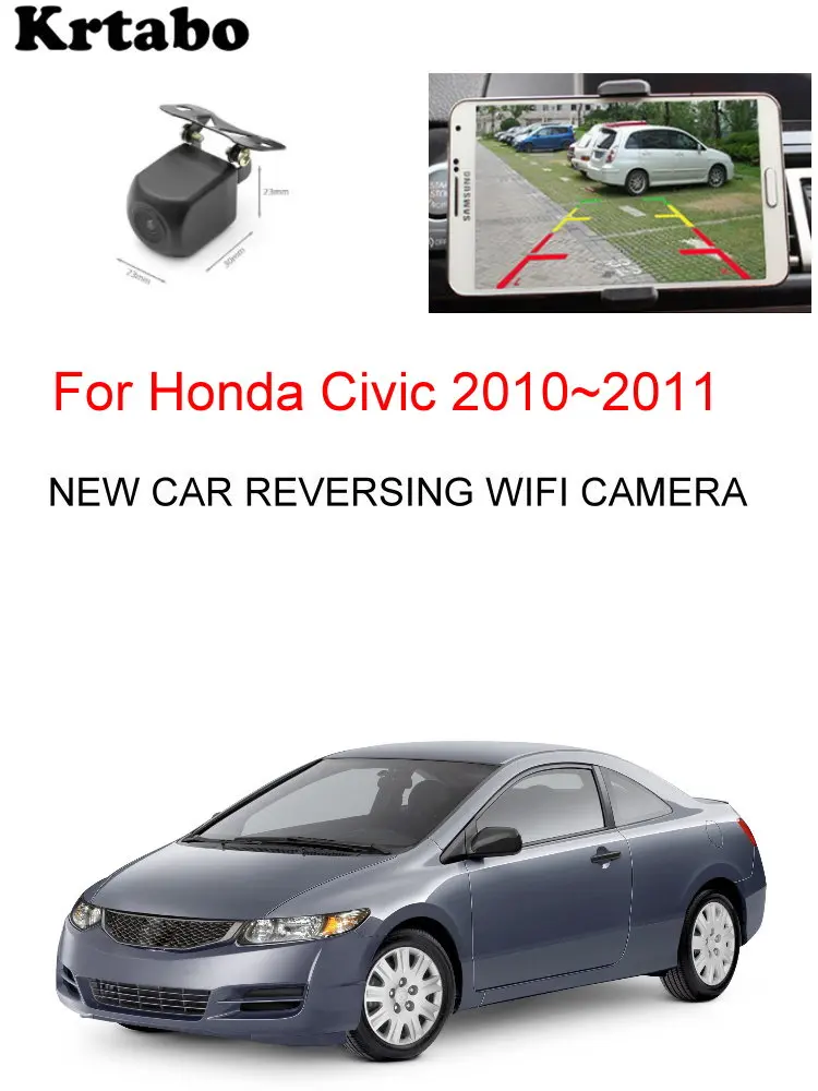 Автомобильная беспроводная камера заднего вида для Honda Civic 2010~ 2011 автомобильная камера ночного видения заднего вида hd-камера CCD ночного видения Водонепроницаемая высокое качество