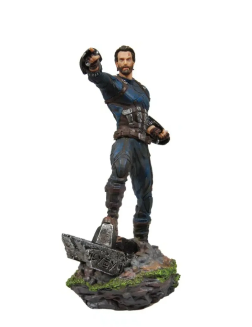 Avengers 4 Infinite War Brazil Factory America Captain Black Widow 1/10 Hero Returns Garage Kit