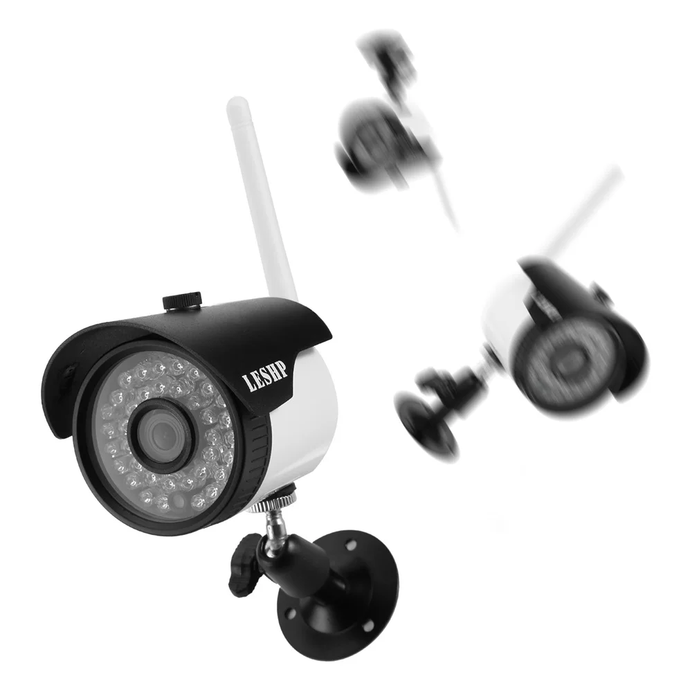 

LESHP Waterproof H.264 1.0 MP1280X720 HD WIFI Security Mini IP IR Bullet Camera SN-IPC-4006FSW10 Network Surveillance Camera