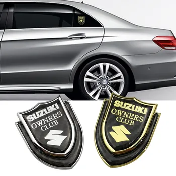 

1PC Car Metal Carbon Fiber Side Sticker for Suzuki Swift XL Alto Liana Ignis Grand Vitara Jimny Samurai Trunk Emblem Accessories