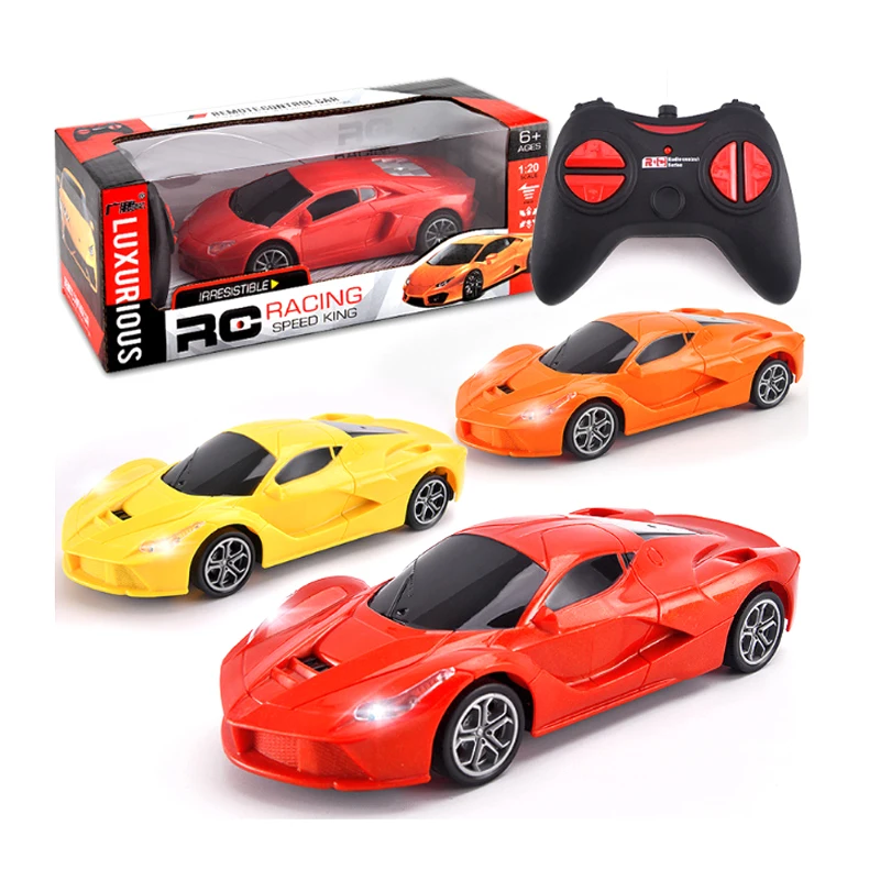 

RC Car for Lamborghini For Ferraris Racing Car Road Radio Remote Control Vehicle Electronic light Gift Kid toy Random Color 1:20