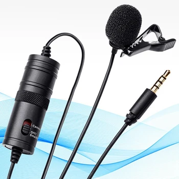 

6m Line Professional Microphone Lavalier Microphone Condenser Microphone Interview Microphone for Computer Phone SLR Camera Live