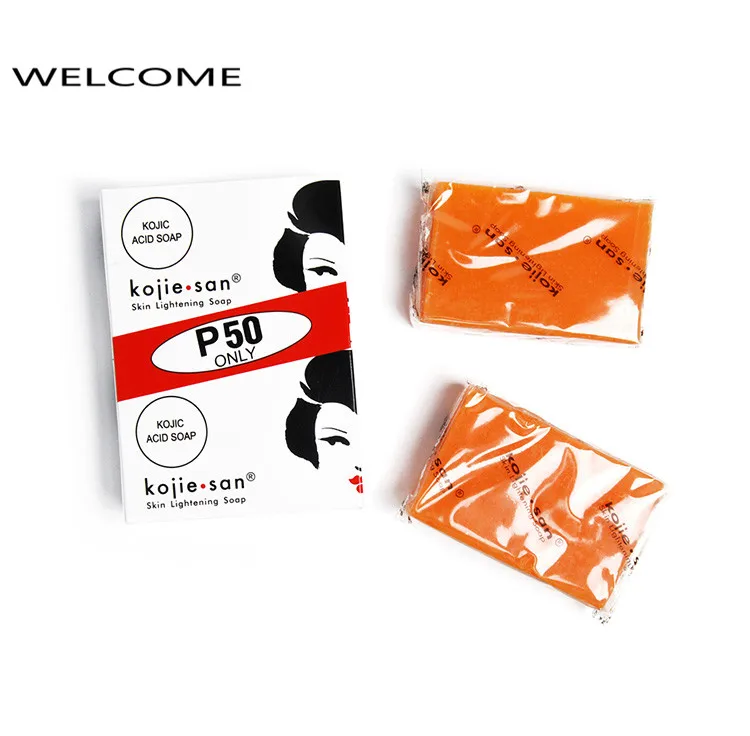 2x 65g Kojic Acid Whitening Soap Handmade Skin Lightening Soap Deep Cleaning Shrink Pore Brighten Skin
