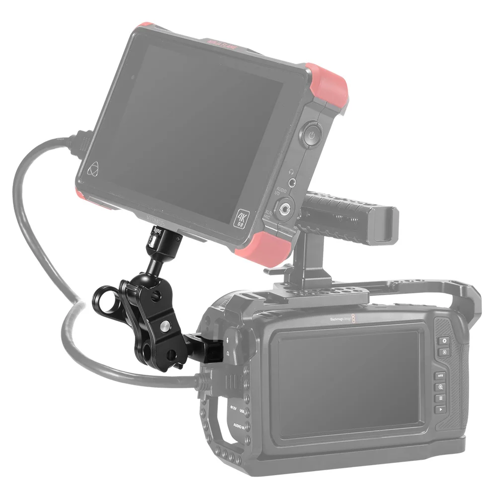 SmallRig Регулируемая фрикционная Артикуляционная магическая рукоятка с винтовой шаровой головкой и натовским зажимом шаровая Головка для поддержки монитора