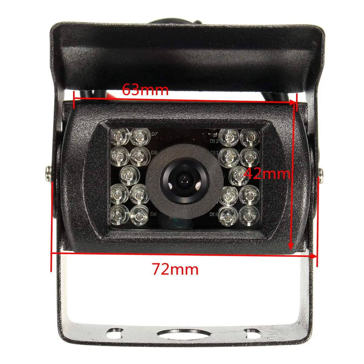 7 беспроводной автомобильный монитор TFT lcd камера заднего вида IR парковка ночного видения CCD HD DVD для грузовика автобус RV Ван трейлер